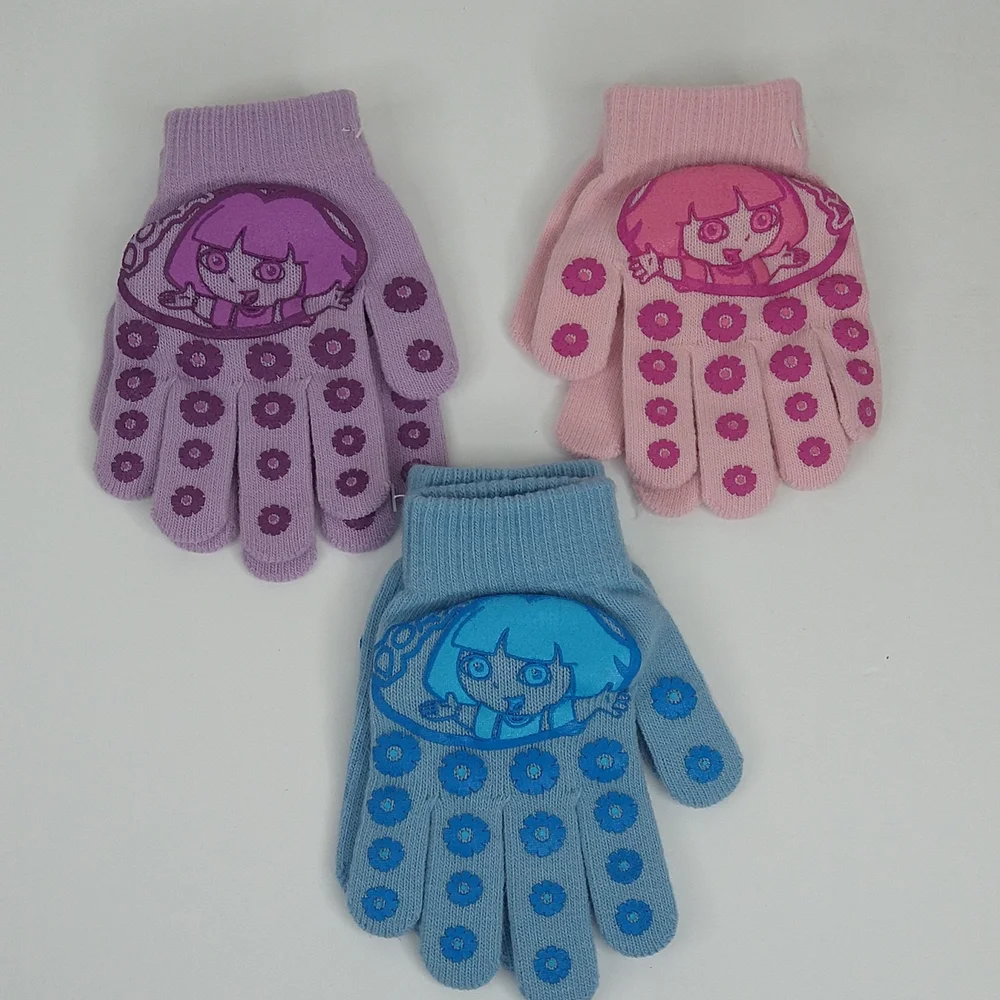 Girl's Dora Purple |Pink | Blue Glove Sets Ages 3-6Yrs